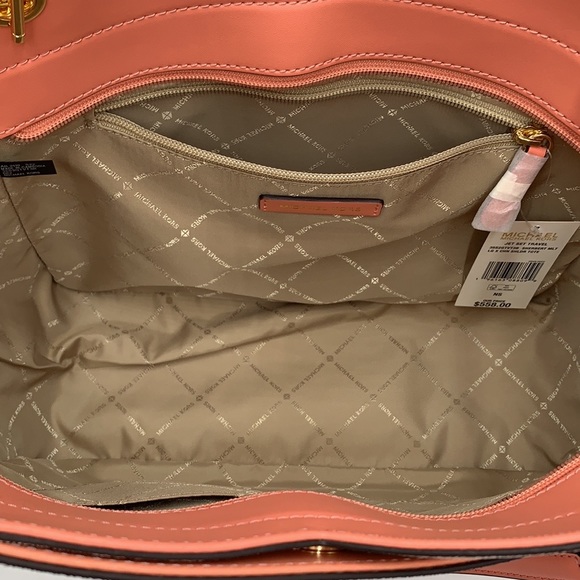 MICHAEL KORS LARGE X CHAIN SHOULDER TOTE BAG SHERBERT MULTI COLOR - Picture 12 of 15